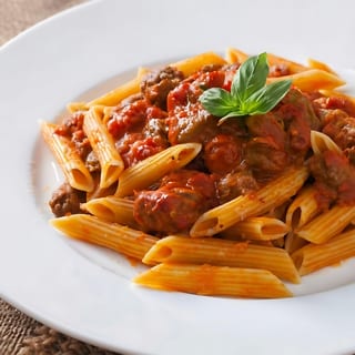 Pasta With meat. Sauce